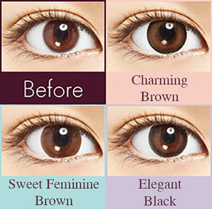 Clearance SALE! Naturali 1-day 30pcs Sweet Feminine Brown (14.2mm)