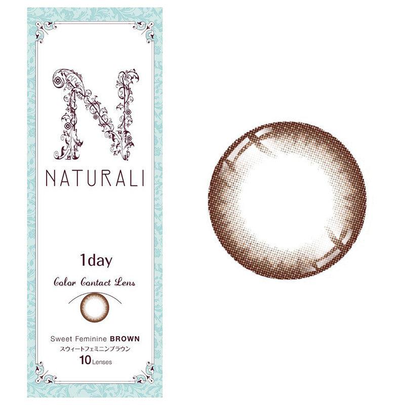 Naturali 1-day Sweet Ferminine Brown (น้ำตาลแบบอ่อนโยน) (14.2mm)